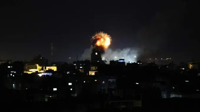 צילום מהרשתות החברתיות של תקיפת צה"ל ברצועת עזה, 14 בנובמבר 2019 צילום מהרשתות החברתיות של תקיפת צה"ל ברצועת עזה, 14 בנובמבר 2019