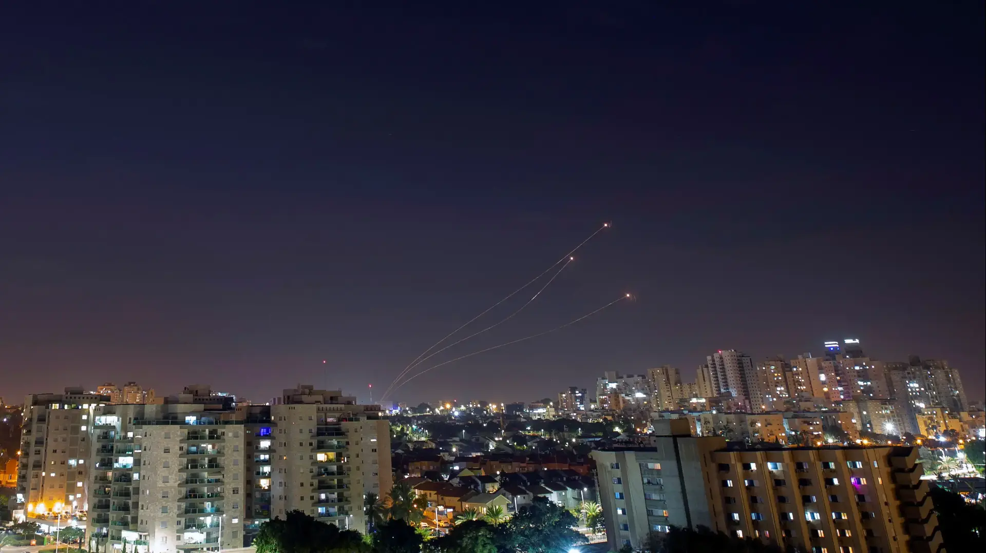 יירוט רקטה ע"י כיפת ברזל, אשקלון, 14 בנובמבר 2019 יירוט רקטה ע"י כיפת ברזל, אשקלון, 14 בנובמבר 2019