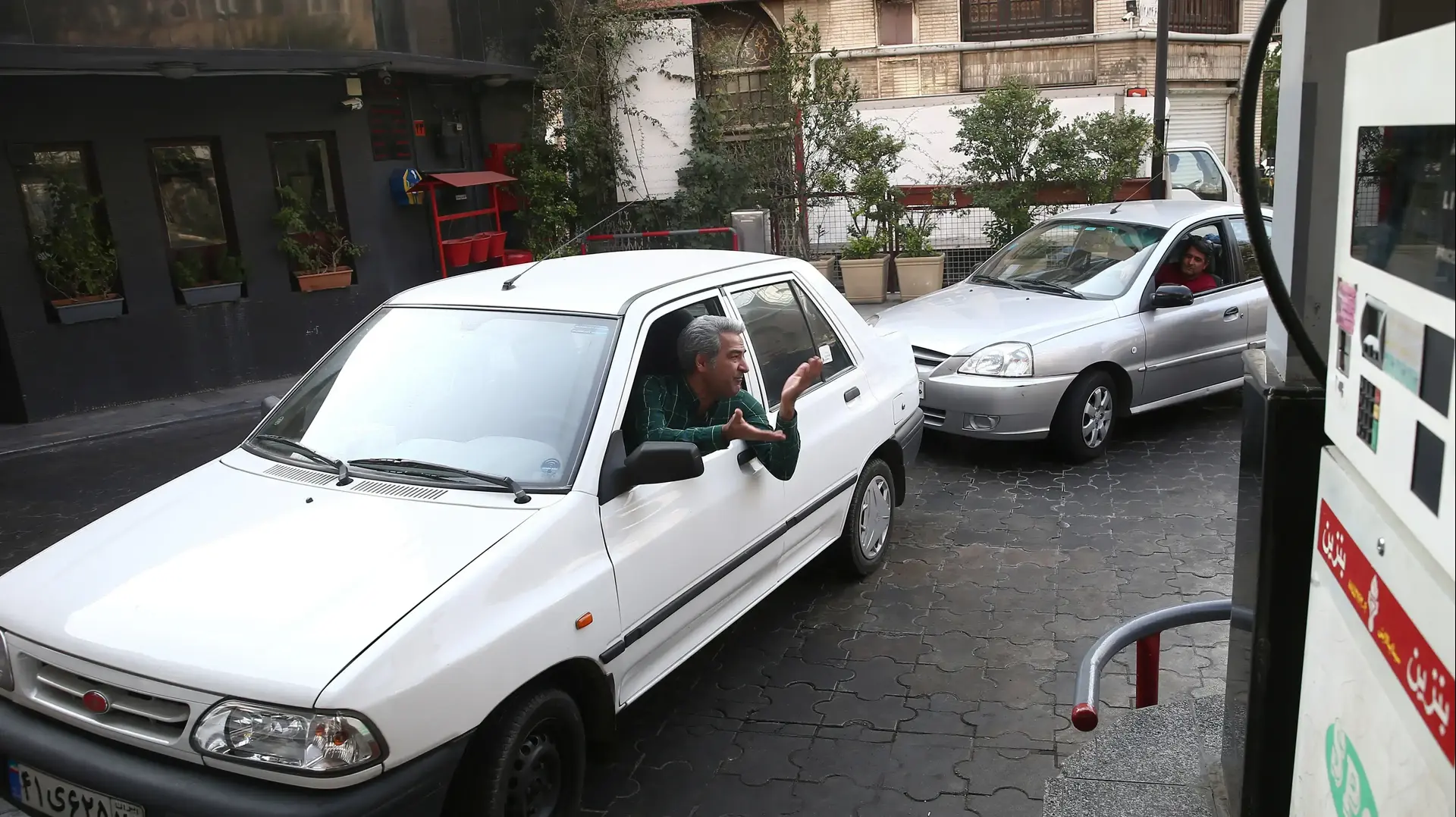 תחנת דלק, טהראן, איראן, 15 בנובמבר 2019 תחנת דלק, טהראן, איראן, 15 בנובמבר 2019