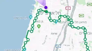קווי התחבורה הציבורית בגוש דן בסופי שבוע: קו 705 קווי התחבורה הציבורית בגוש דן בסופי שבוע: קו 705
