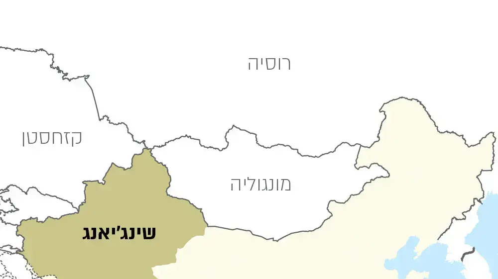 מפה שינג'יאנג מפה שינג'יאנג