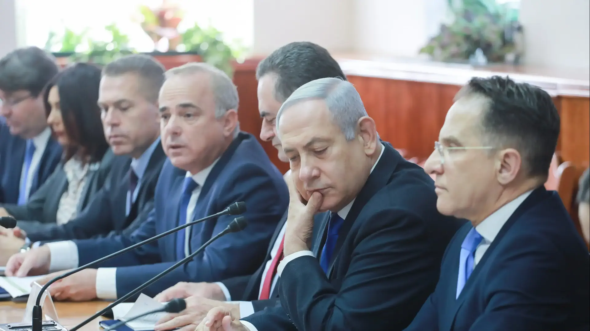 ראש הממשלה בנימין נתניהו בישיבת ממשלה, 17 בנובמבר 2019 ראש הממשלה בנימין נתניהו בישיבת ממשלה, 17 בנובמבר 2019