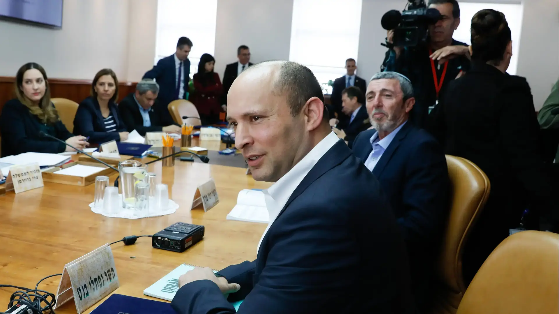 שר הביטחון נפתלי בנט בישיבת ממשלה, 17 בנובמבר 2019 שר הביטחון נפתלי בנט בישיבת ממשלה, 17 בנובמבר 2019