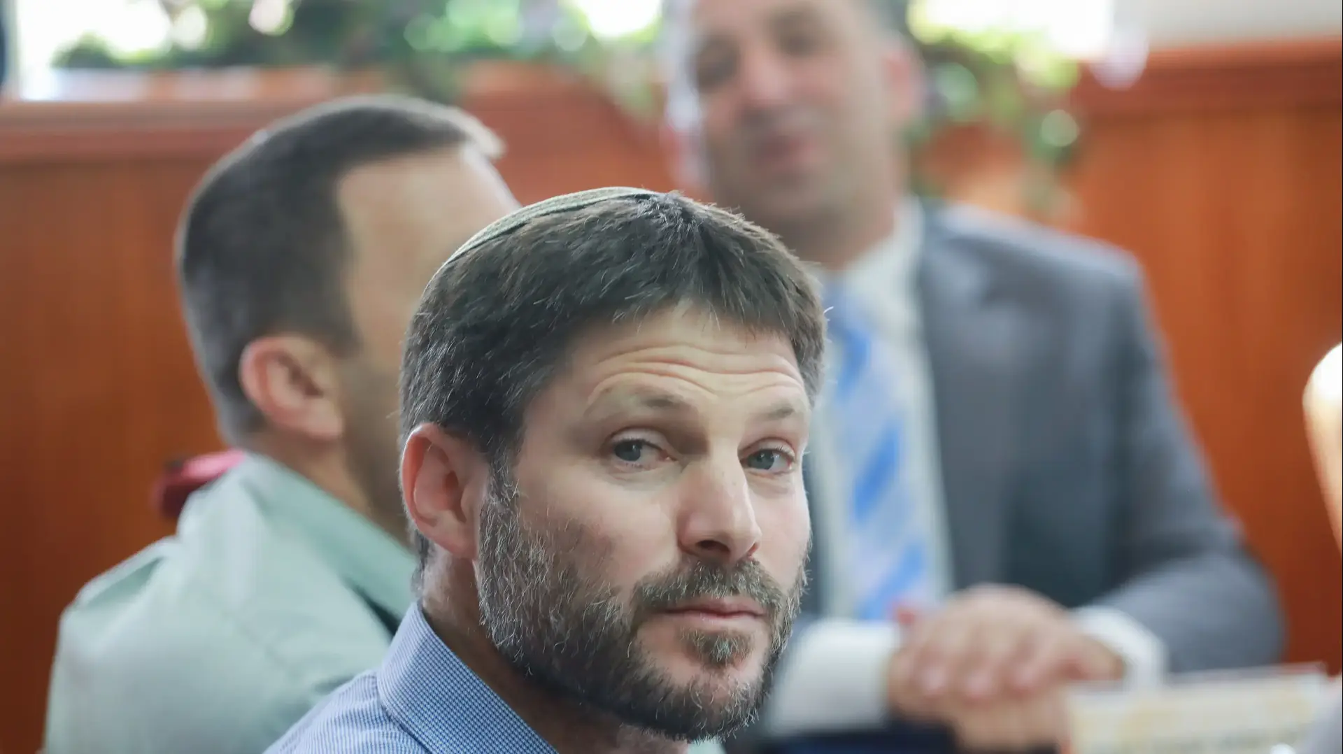 בצלאל סמוטריץ' בישיבת ממשלה, 17 בנובמבר 2019