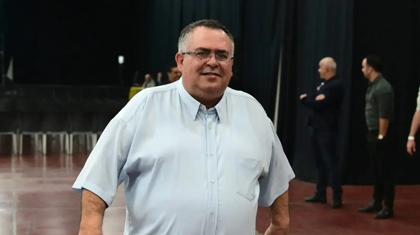 ח"כ דוד ביטן בהכנות לקראת כנס חירום של הליכוד נגד ממשלת מיעוט בתמיכת המפלגות הערביות, גני התערוכה, תל אביב 17 בנובמבר 2019 