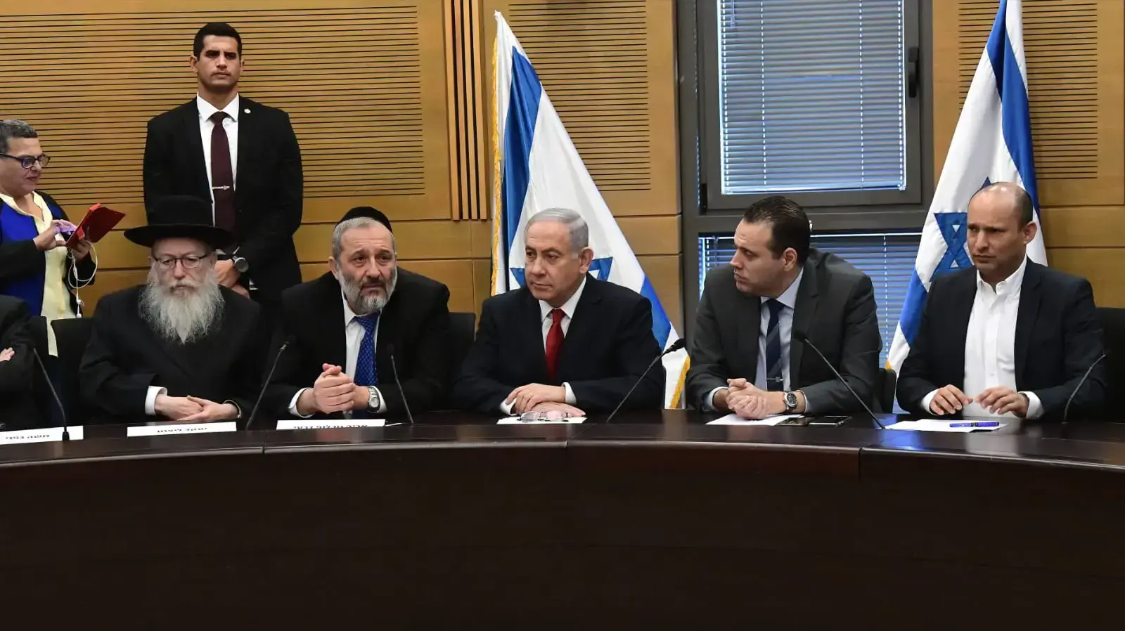 ראש הממשלה בנימין נתניהו בישיבת הבלוק, כנסת, 18 בנובמבר 2019 ראש הממשלה בנימין נתניהו בישיבת הבלוק, כנסת, 18 בנובמבר 2019