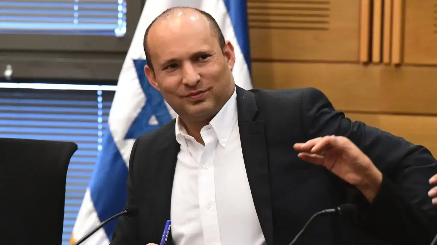 נפתלי בנט בישיבת הבלוק, כנסת, 18 בנובמבר 2019 נפתלי בנט בישיבת הבלוק, כנסת, 18 בנובמבר 2019