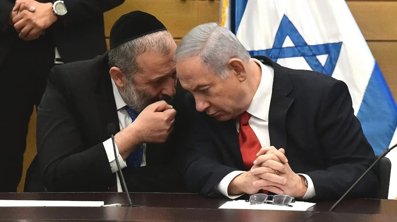 ראש הממשלה בנימין נתניהו בישיבת הבלוק, כנסת, 18 בנובמבר 2019