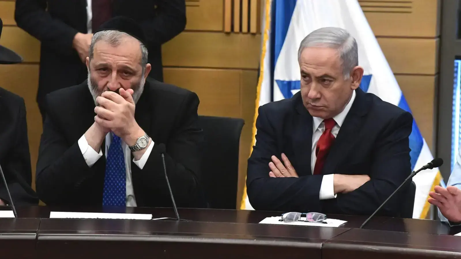 ראש הממשלה בנימין נתניהו בישיבת הבלוק, כנסת, 18 בנובמבר 2019