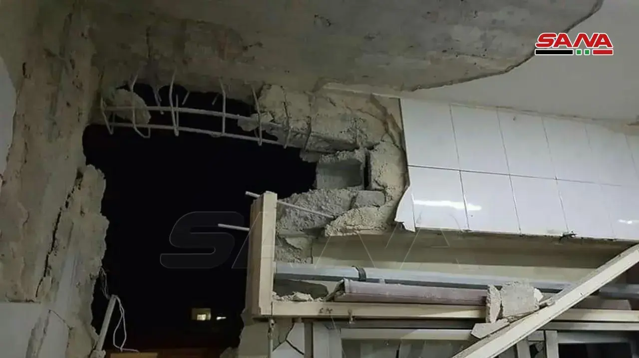 נזקים למבנים בעקבות תקיפות צה"ל בדמשק הלילה, 20 בנובמבר 2019 נזקים למבנים בעקבות תקיפות צה"ל בדמשק הלילה, 20 בנובמבר 2019