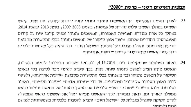 כתב אישום: נתניהו, אלוביץ', מוזס- תיק 2000 כתב אישום: נתניהו, אלוביץ', מוזס- תיק 2000
