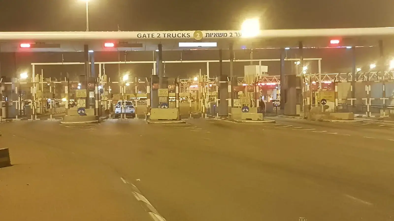 נמל אשדוד לאחר אירוע הירי של המאבטחים נמל אשדוד לאחר אירוע הירי של המאבטחים