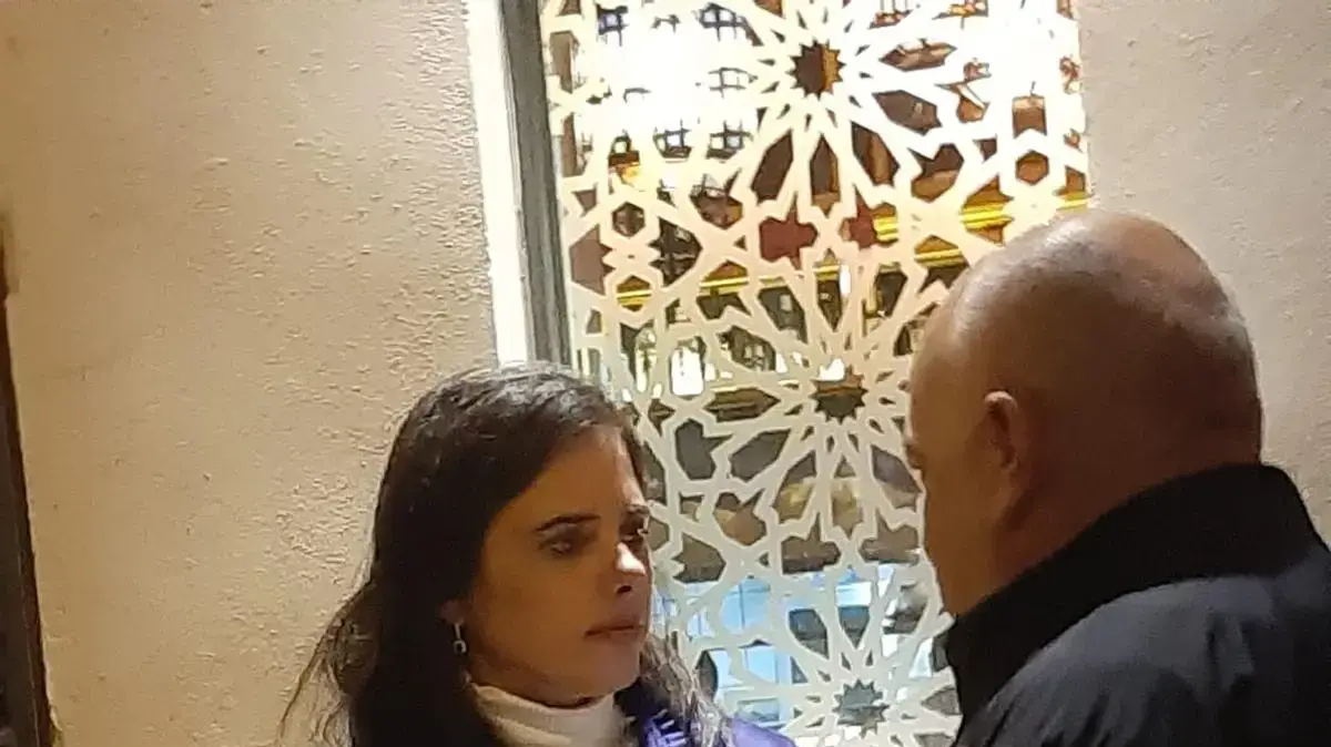 פגישת המתווך שמואל חייק עם איילת שקד בתל אביב 25 בנובמבר 2019