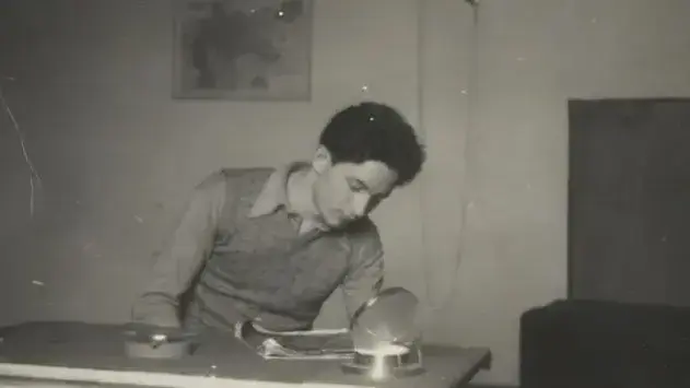 מרק הרמן, איש שארית הפלטה, במחנה העקורים רוזנהיים בגרמניה, שנת 46' מרק הרמן, איש שארית הפלטה, במחנה העקורים רוזנהיים בגרמניה, שנת 46'