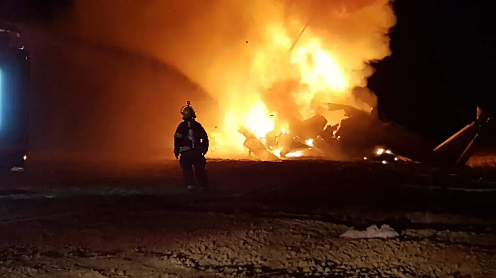 מסוק יסעור צבאי נחת נחיתת חירום בשטחים הפתוחים של קיבוץ רוחמה, סמוך לבית קמה, 26 בנובמבר 2019