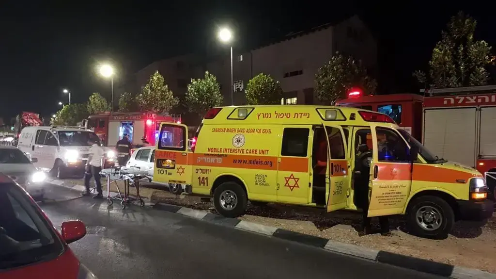 זירת השריפה בירושלים 27 ביולי 2019 