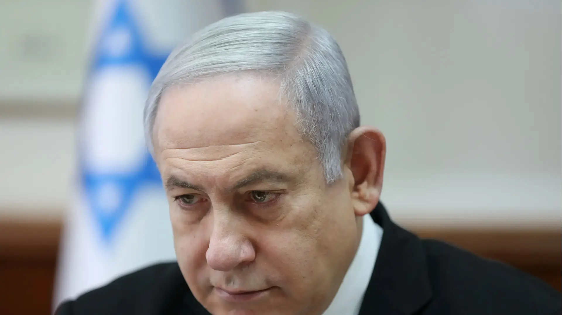 ראש הממשלה, בנימין נתניהו במהלך ישיבת הממשלה במשרד רה"מ, ירושלים 1 בדצמבר 2019 ראש הממשלה, בנימין נתניהו במהלך ישיבת הממשלה במשרד רה"מ, ירושלים 1 בדצמבר 2019