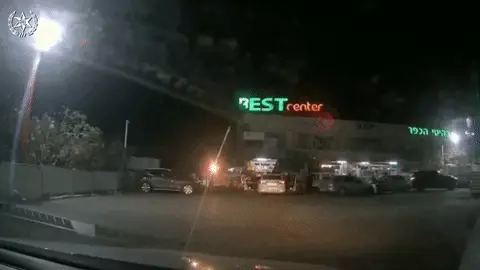 GIF - תיעוד דריסת השוטרת בכפר ג'יש