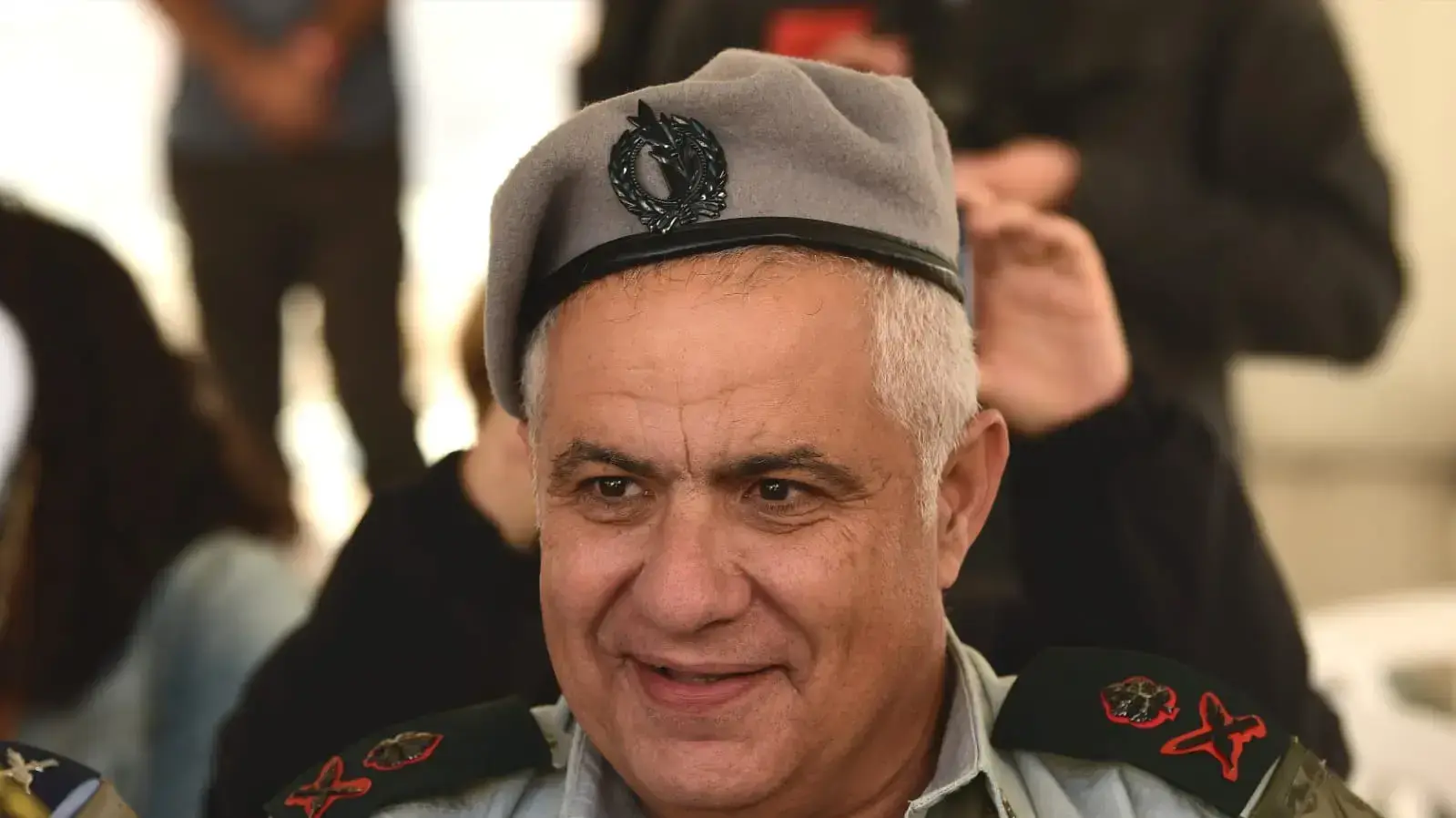 ראש אכ"א,האלוף מוטי אלמוז במהלך טקס האזכרה הממלכתי לבן גוריון, שדה בוקר 4 בדצמבר 2019