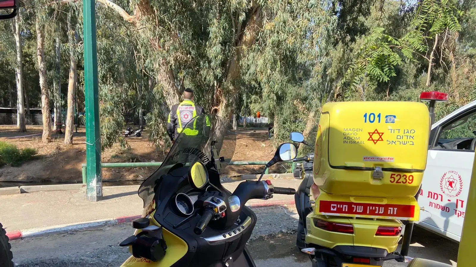 גופת גבר נמשתה מנחל בירקון, סמוך לרחוב אבא הלל ברמת גן. 5 בדצמבר 2019
