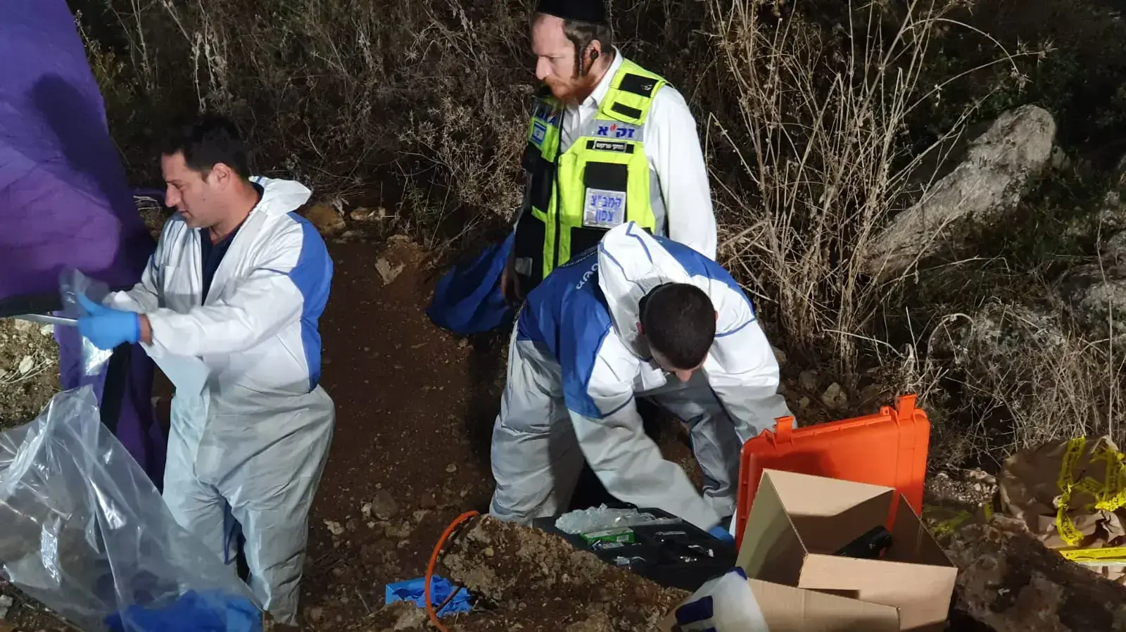 זירת הרצח בשפרעם 5 בדצמבר 2019 זירת הרצח בשפרעם 5 בדצמבר 2019