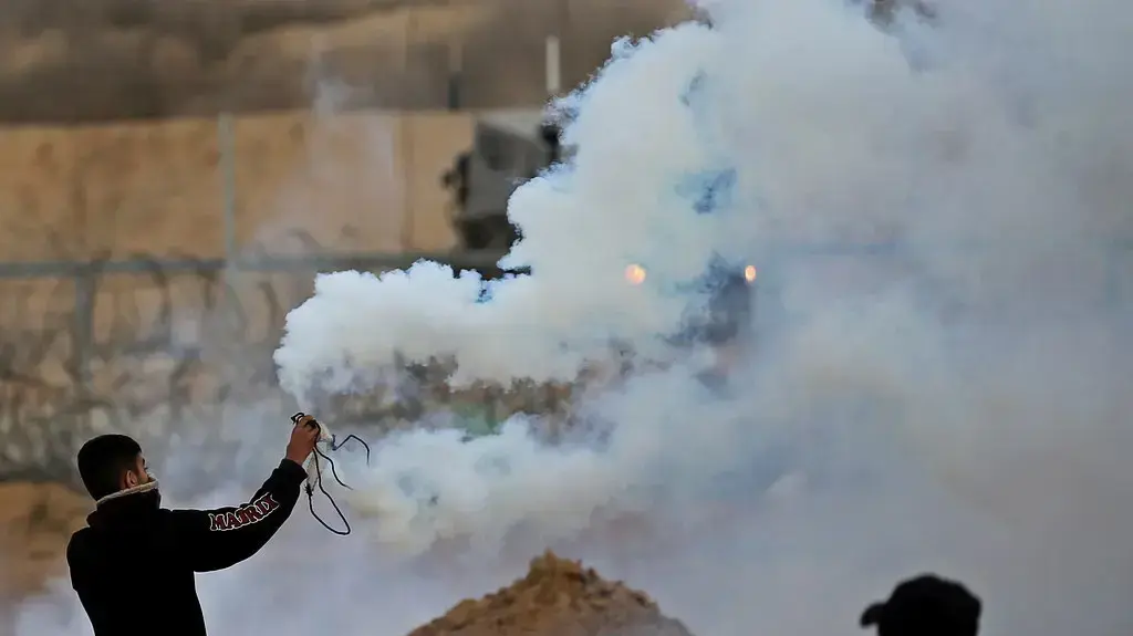 עימותים בגבול רצועת עזה. 6 בדצמבר 2019 עימותים בגבול רצועת עזה. 6 בדצמבר 2019