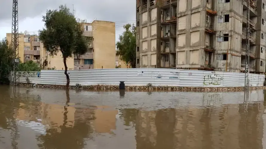 הצפה בעקבות תנאי מזג האוויר באשדוד 9 בצדמבר 2019 הצפה בעקבות תנאי מזג האוויר באשדוד 9 בצדמבר 2019
