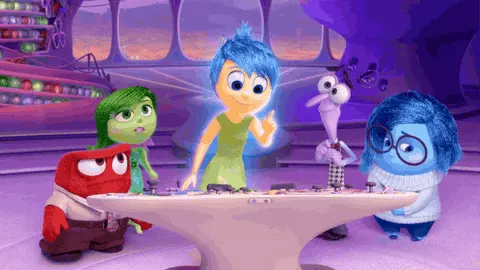 שמחה, עצבות, פחד, כעס וגועל - הדמוית מהסרט של פיקסאר "הקול בראש"
