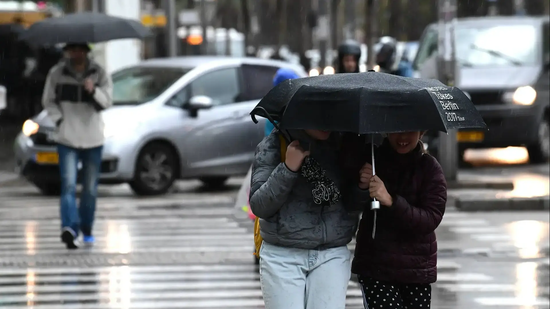 מזג אויר גשום בתל אביב, 9 בדצמבר 2019 מזג אויר גשום בתל אביב, 9 בדצמבר 2019