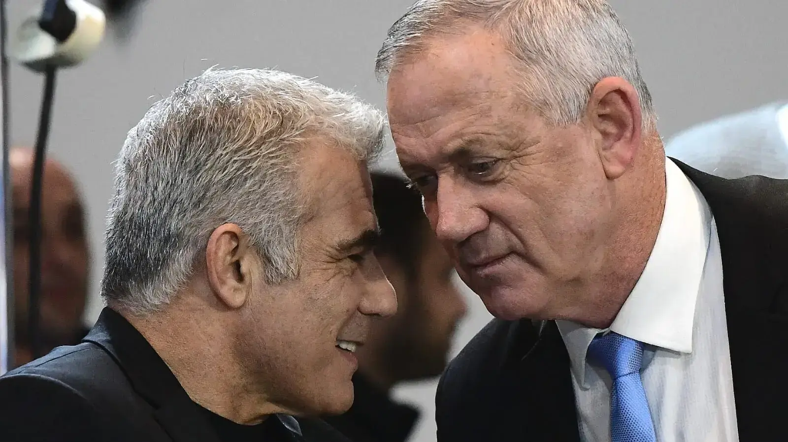 בני גנץ יו"ר כחול לבן ויאיר לפיד, מרכז ארץ ישראל היפה, 12 בדצמבר 2019