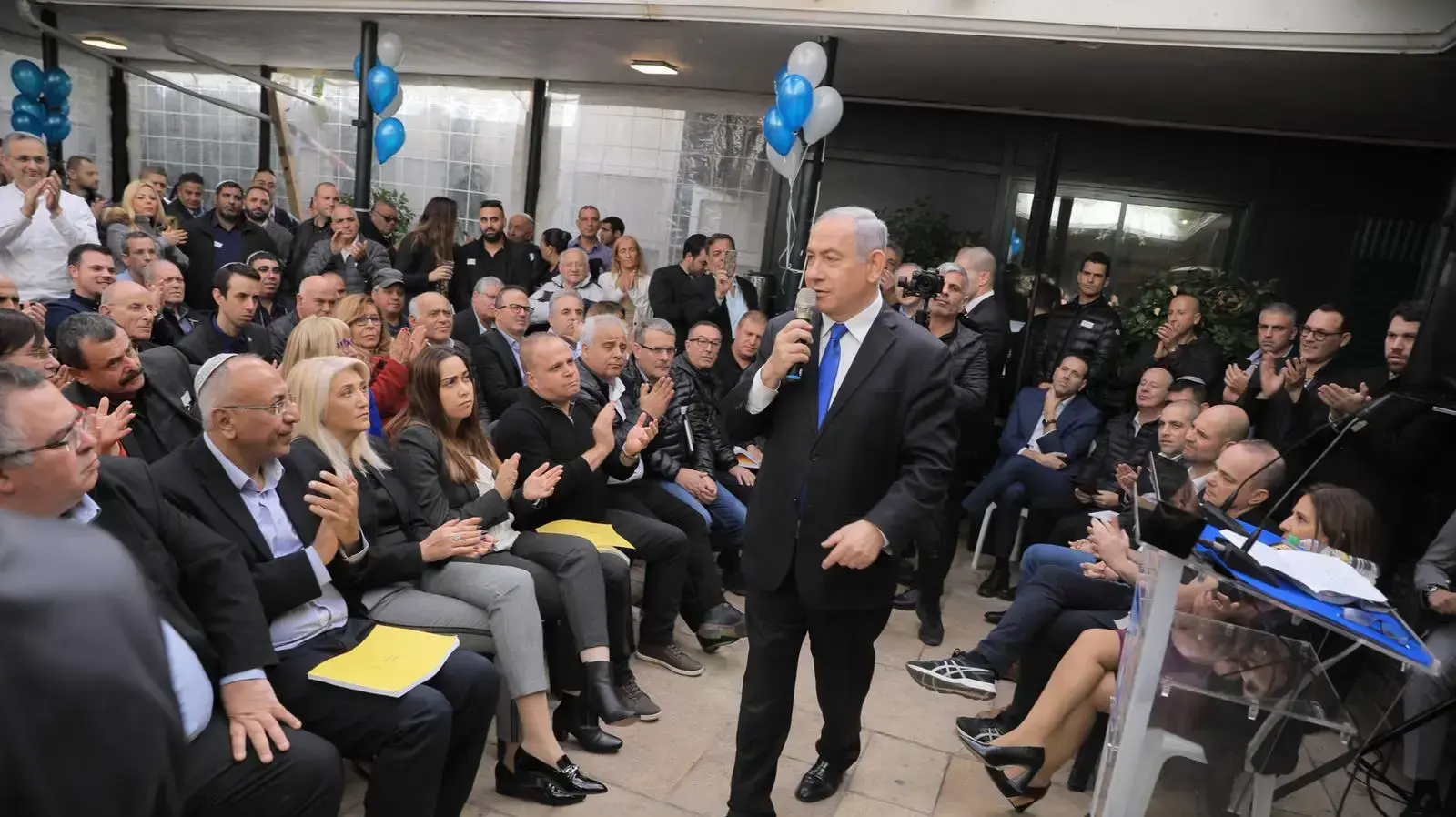 אירוע השקת הפריימריז של ראש הממשלה בנימין נתניהו, 13 בדצמבר 2019