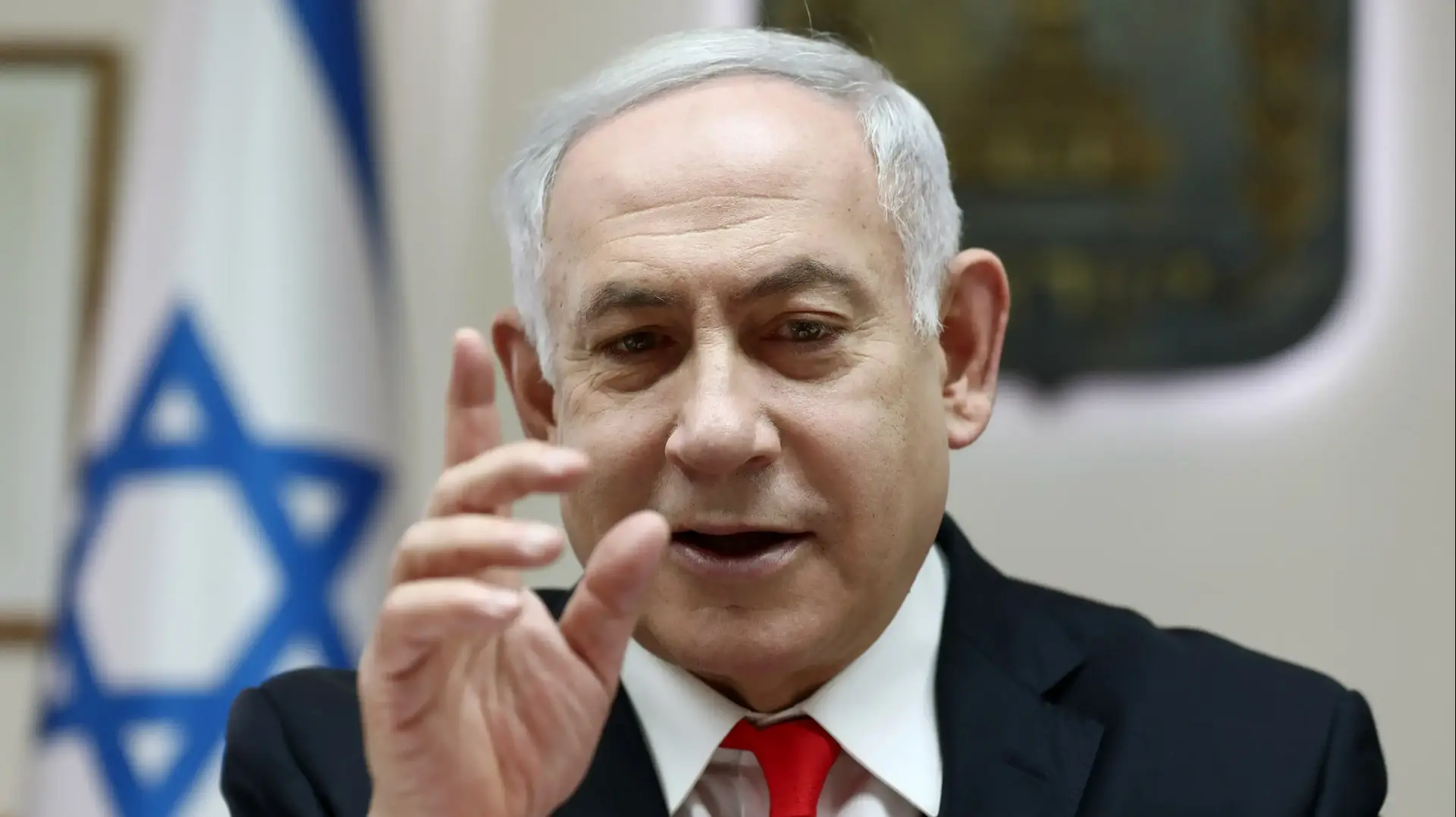 ראש הממשלה, בנימין נתניהו במהלך ישיבת ממשלה, משרד רה"מ, ירושלים 15 בדצמבר 2019 ראש הממשלה, בנימין נתניהו במהלך ישיבת ממשלה, משרד רה"מ, ירושלים 15 בדצמבר 2019