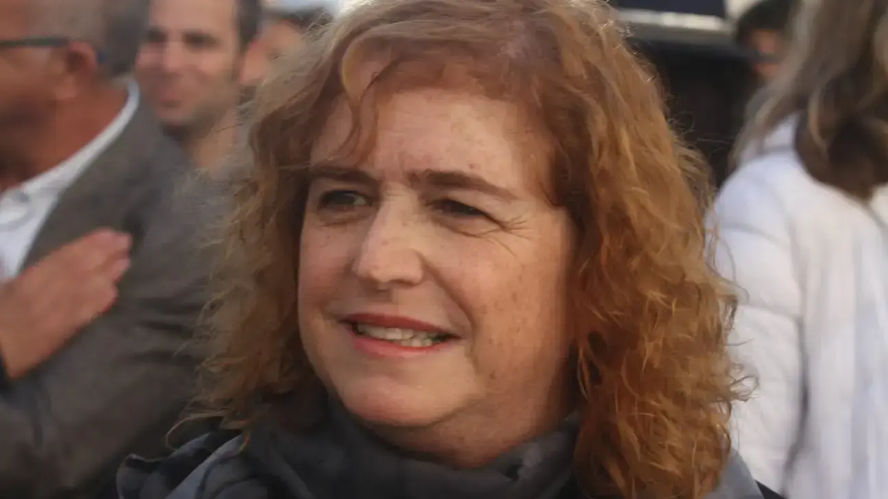 ליאת בן ארי בטקס הפרידה משי ניצן, בסיס יהודאי מג"ב ירושלים, 18 בדצמבר 2019