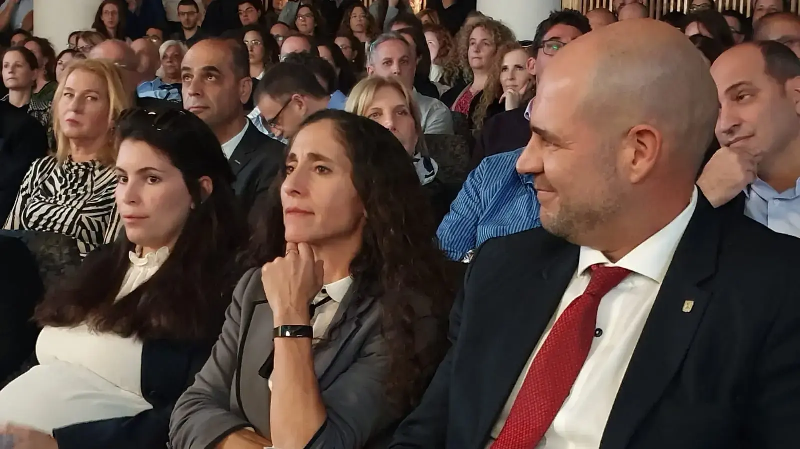 שר המשפטים אמיר אוחנה ואורלי בן ארי גינזברג טקס הפרידה משי ניצן, בסיס יהודאי מג"ב ירושלים, 18 בדצמבר 2019