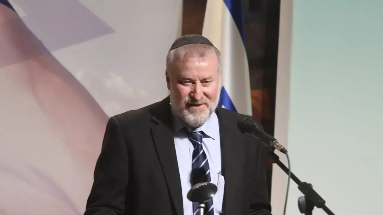 היועץ המשפטי לממשלה אביחי מנדלבליט מגיע לטקס הפרידה משי ניצן, בסיס יהודאי מג"ב ירושלים, 18 בדצמבר 2019