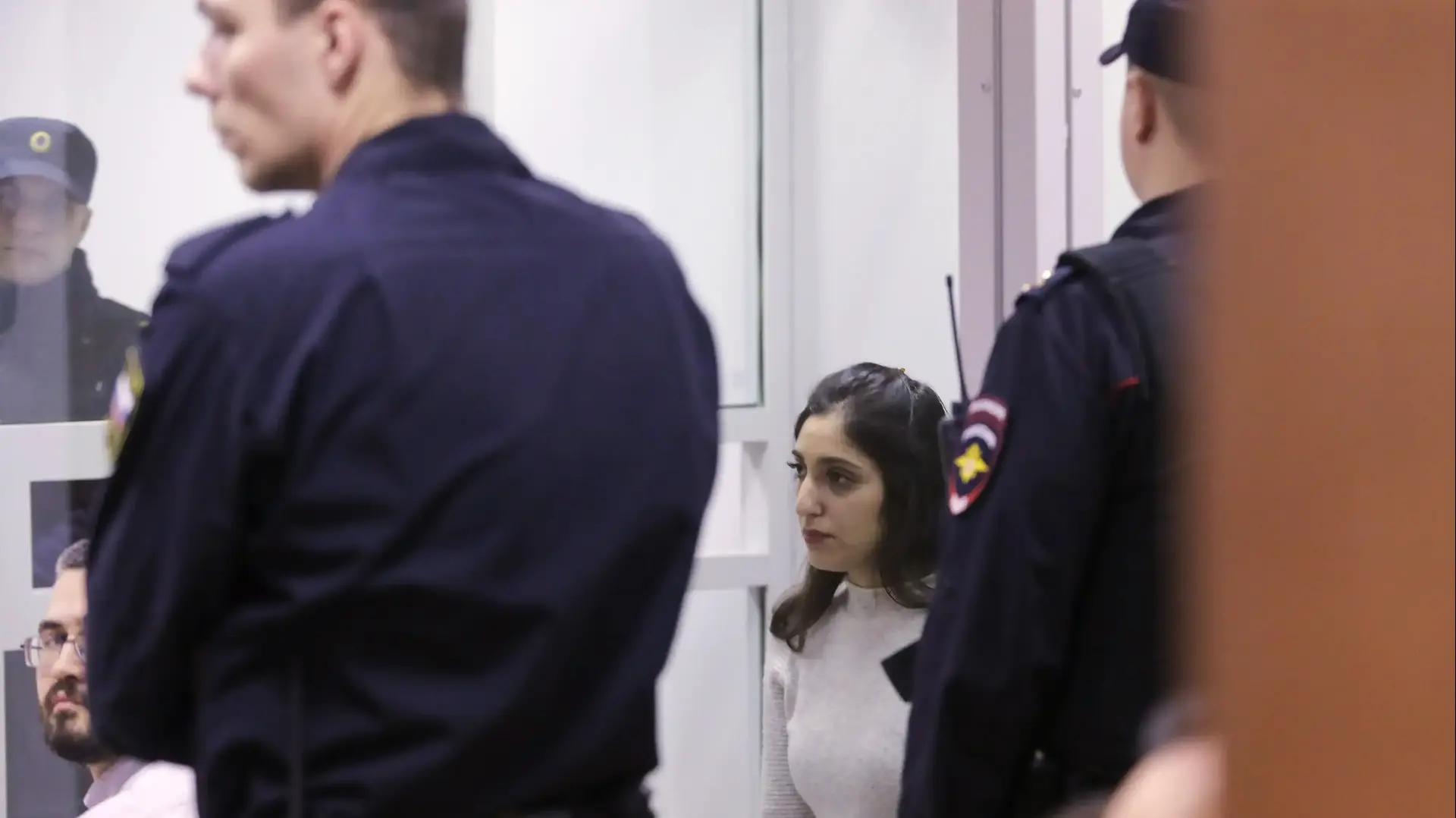 נעמה יששכר בדיון בבית משפט במוסקבה, רוסיה, 19 בדצמבר 2019 נעמה יששכר בדיון בבית משפט במוסקבה, רוסיה, 19 בדצמבר 2019