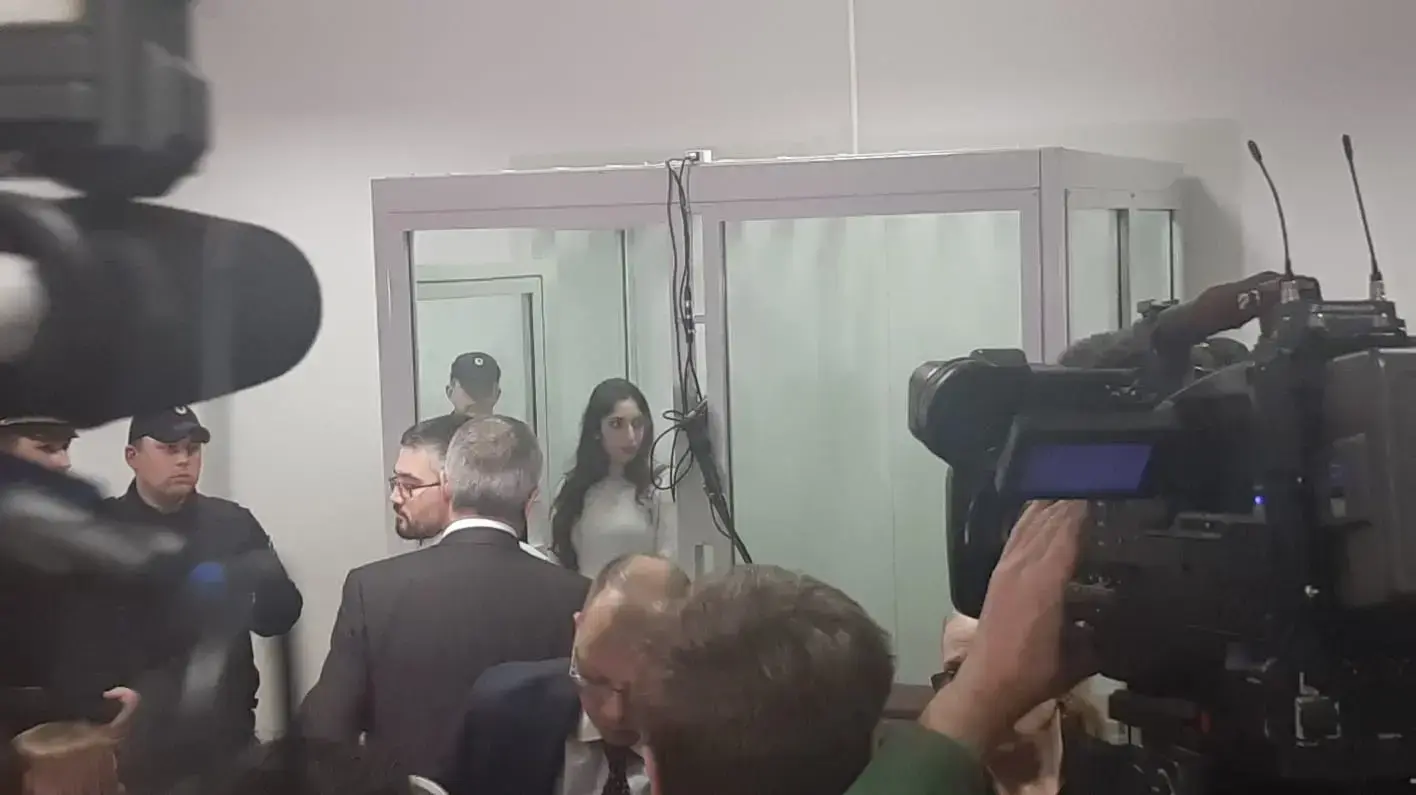 גז"ד לנעמה יששכר בדיון בבית משפט במוסקבה, רוסיה, 19 בדצמבר 2019 גז"ד לנעמה יששכר בדיון בבית משפט במוסקבה, רוסיה, 19 בדצמבר 2019
