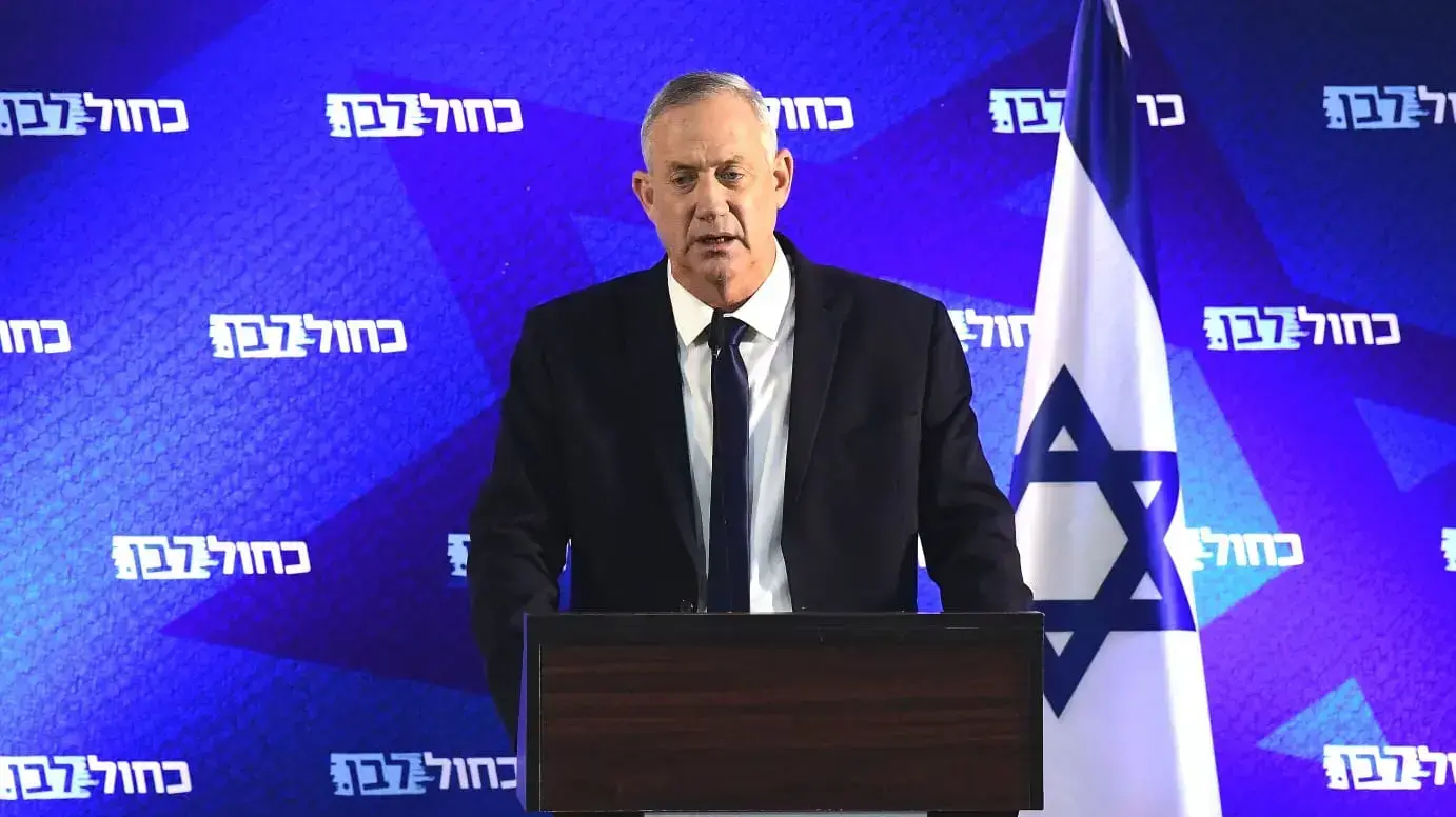 בני גנץ בישיבת סיעת כחול לבן, כפר המכביה, רמת גן , 25 בדצמבר 2019 בני גנץ בישיבת סיעת כחול לבן, כפר המכביה, רמת גן , 25 בדצמבר 2019