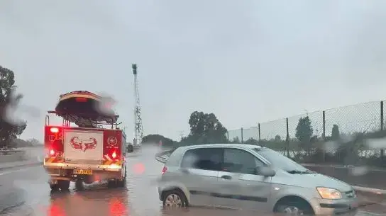 גשם בכביש 65 סמוך לצומת כרכור, 26 בדצמבר 2019 גשם בכביש 65 סמוך לצומת כרכור, 26 בדצמבר 2019