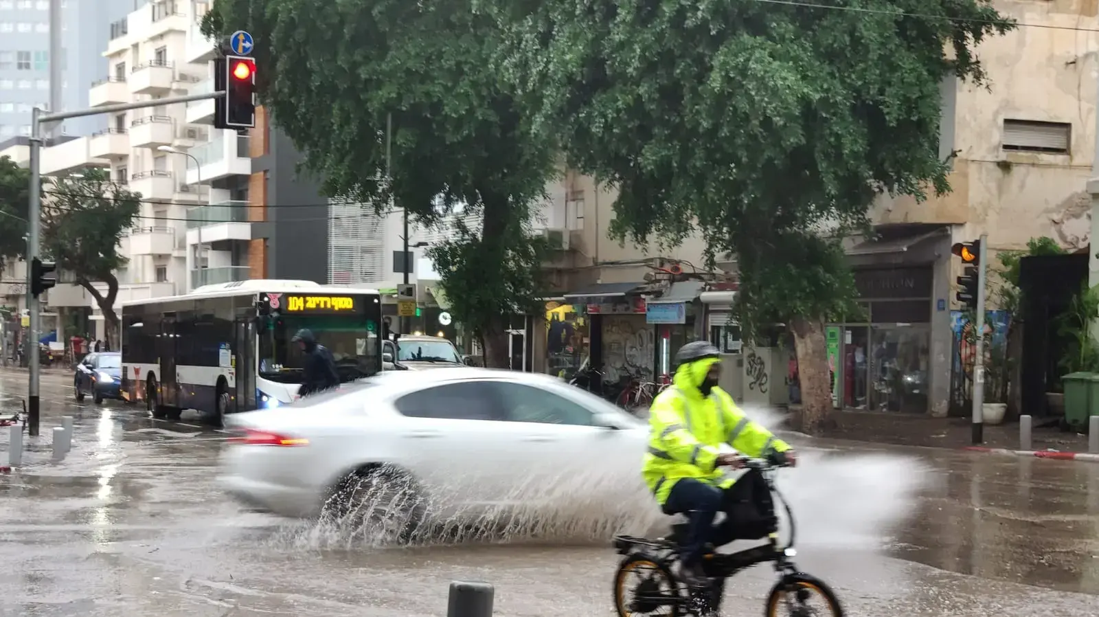 גשם בתל אביב, 26 בדצמבר 2019 גשם בתל אביב, 26 בדצמבר 2019
