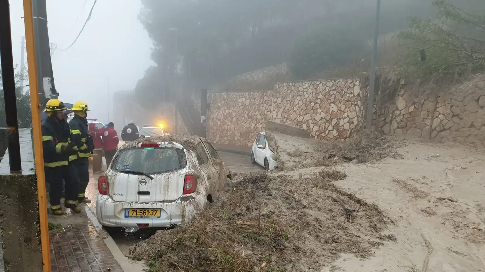 קריסת קיר בשכונת סליזאין בנצרת, 26 בדצמבר 2019 קריסת קיר בשכונת סליזאין בנצרת, 26 בדצמבר 2019