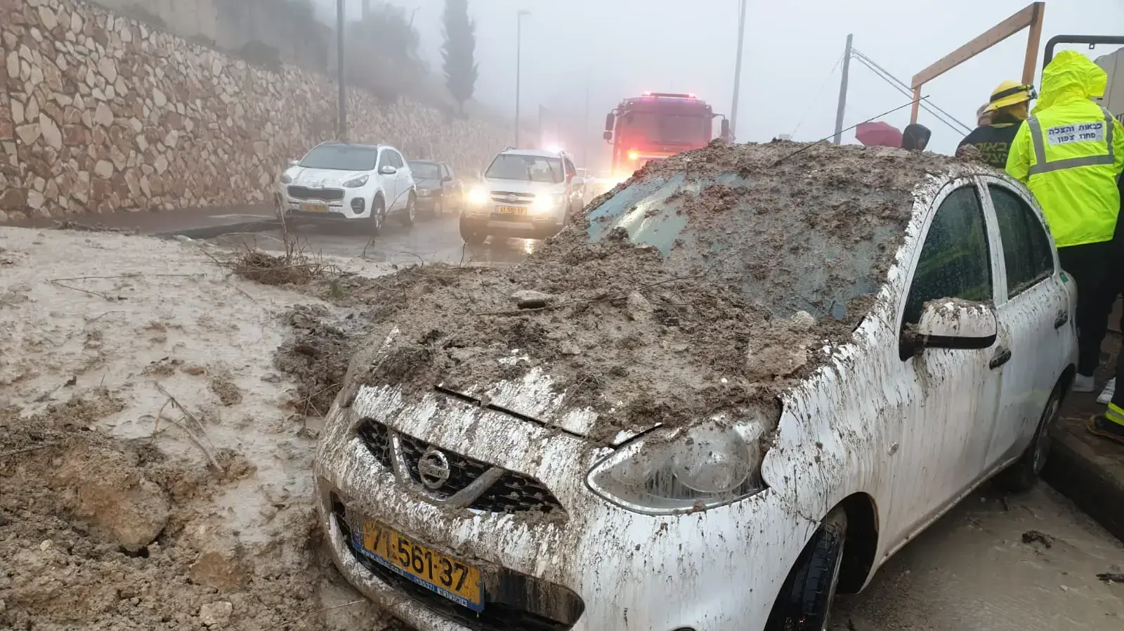 קריסת קיר בשכונת סליזאין בנצרת, 26 בדצמבר 2019 קריסת קיר בשכונת סליזאין בנצרת, 26 בדצמבר 2019