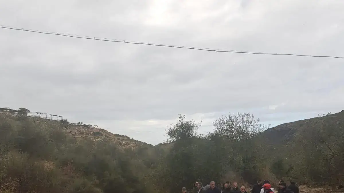 גבר ונער נסחפו בשיטפון בוואדי בצפון באזור ירכא, 26 בדצמבר 2019