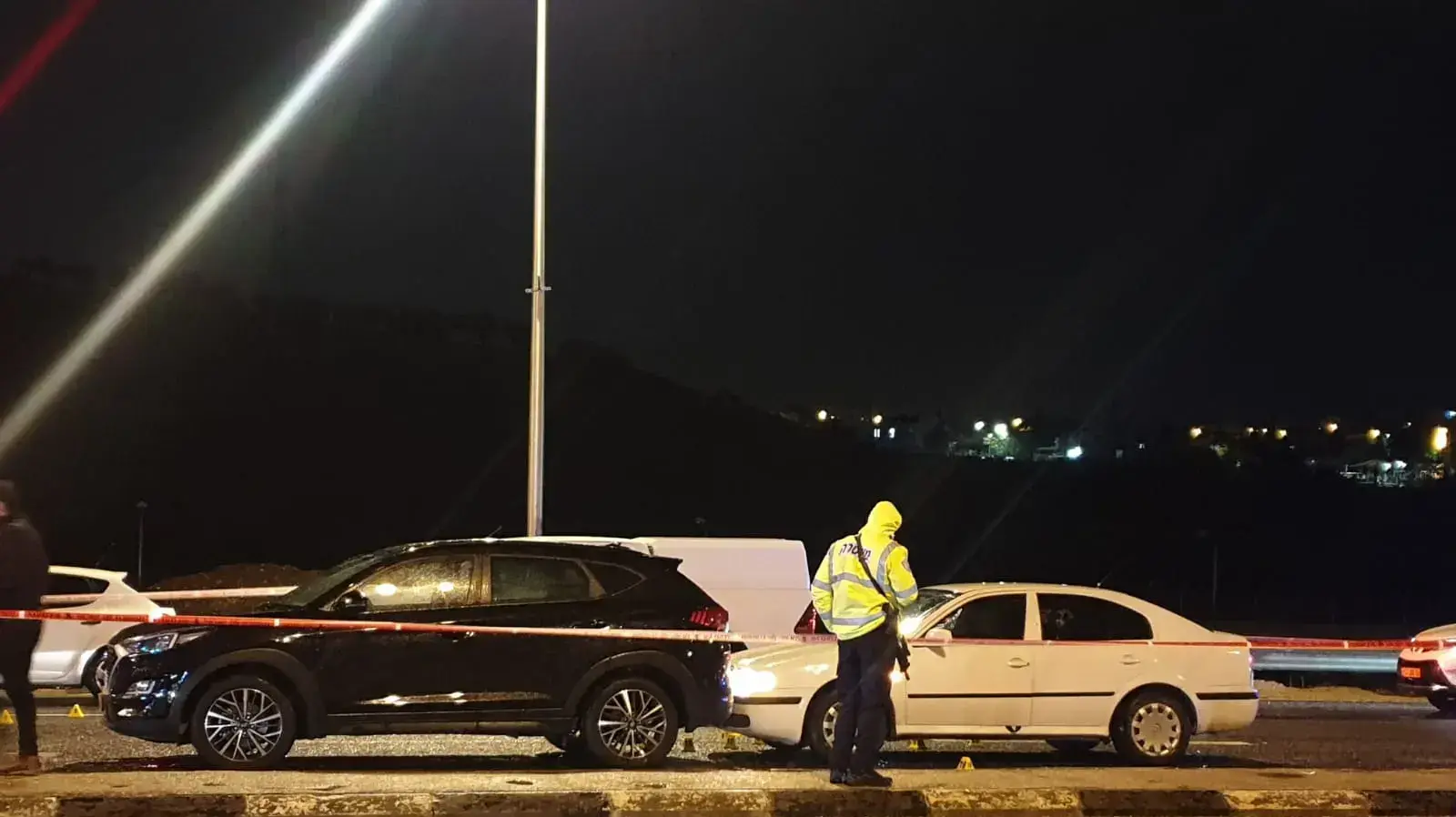 זירת הירי בכביש 85 סמוך לדיר אל-אסד, 27 בדצמבר 2019 זירת הירי בכביש 85 סמוך לדיר אל-אסד, 27 בדצמבר 2019