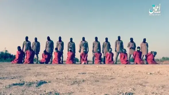 דאעש פרסם סרטון בו נראה עורף את ראשם של עשרה גברים בניגריה, דצמבר 2010