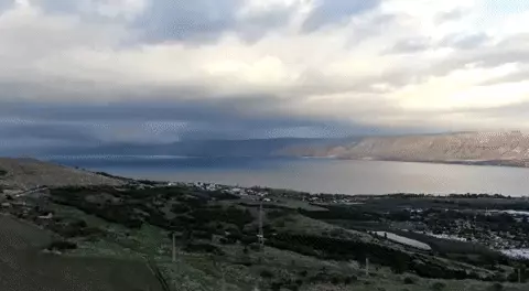 עלייה במפלס הכנרת גיף