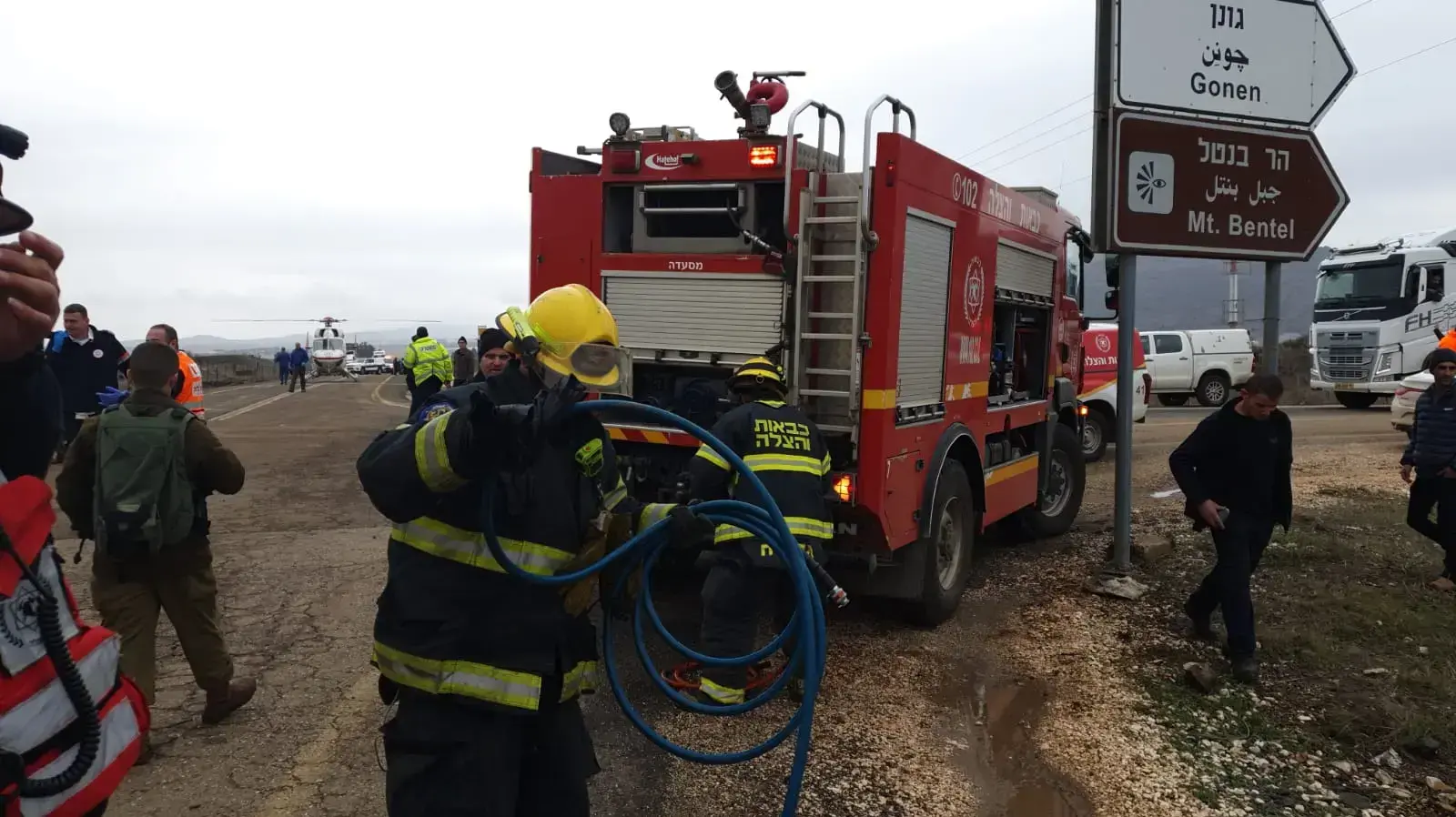 הרוגה בתאונת דרכים בצומת בראון ברמת הגולן, 31 בדצמבר 2019 הרוגה בתאונת דרכים בצומת בראון ברמת הגולן, 31 בדצמבר 2019