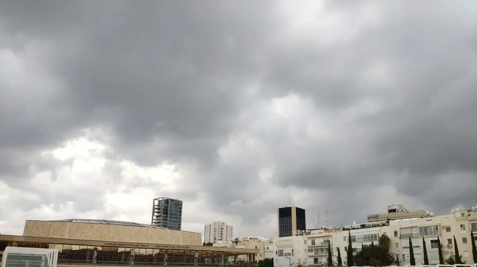 מזג אוויר חורפי בתל אביב 2 בינואר 2019 מזג אוויר חורפי בתל אביב 2 בינואר 2019
