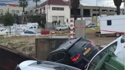 נזקי הצפות בתל אביב יפו, 4 בינואר 2020 נזקי הצפות בתל אביב יפו, 4 בינואר 2020