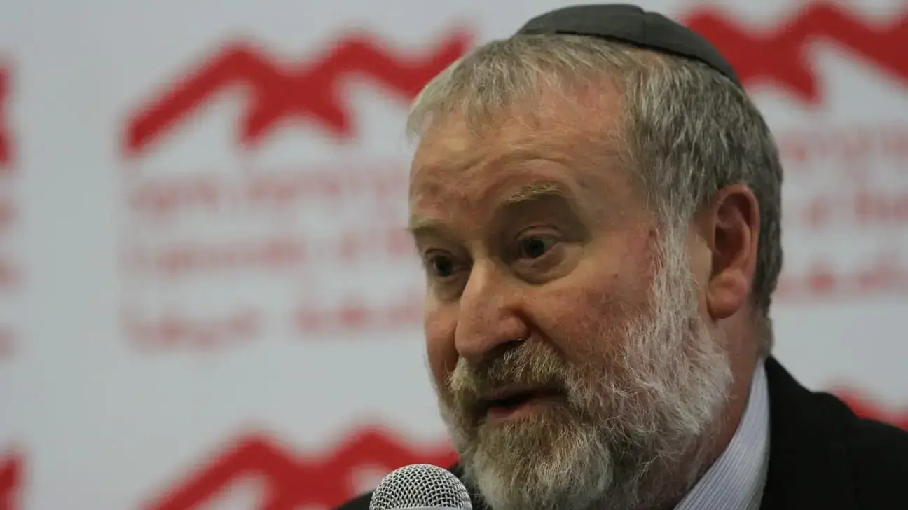 היעומ"ש אביחי מנדלבליט, במהלך כנס משפט באוניברסיטת חיפה 5 בינואר 2019 